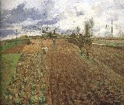 Camille Pissarro Farmland Sweden oil painting artist